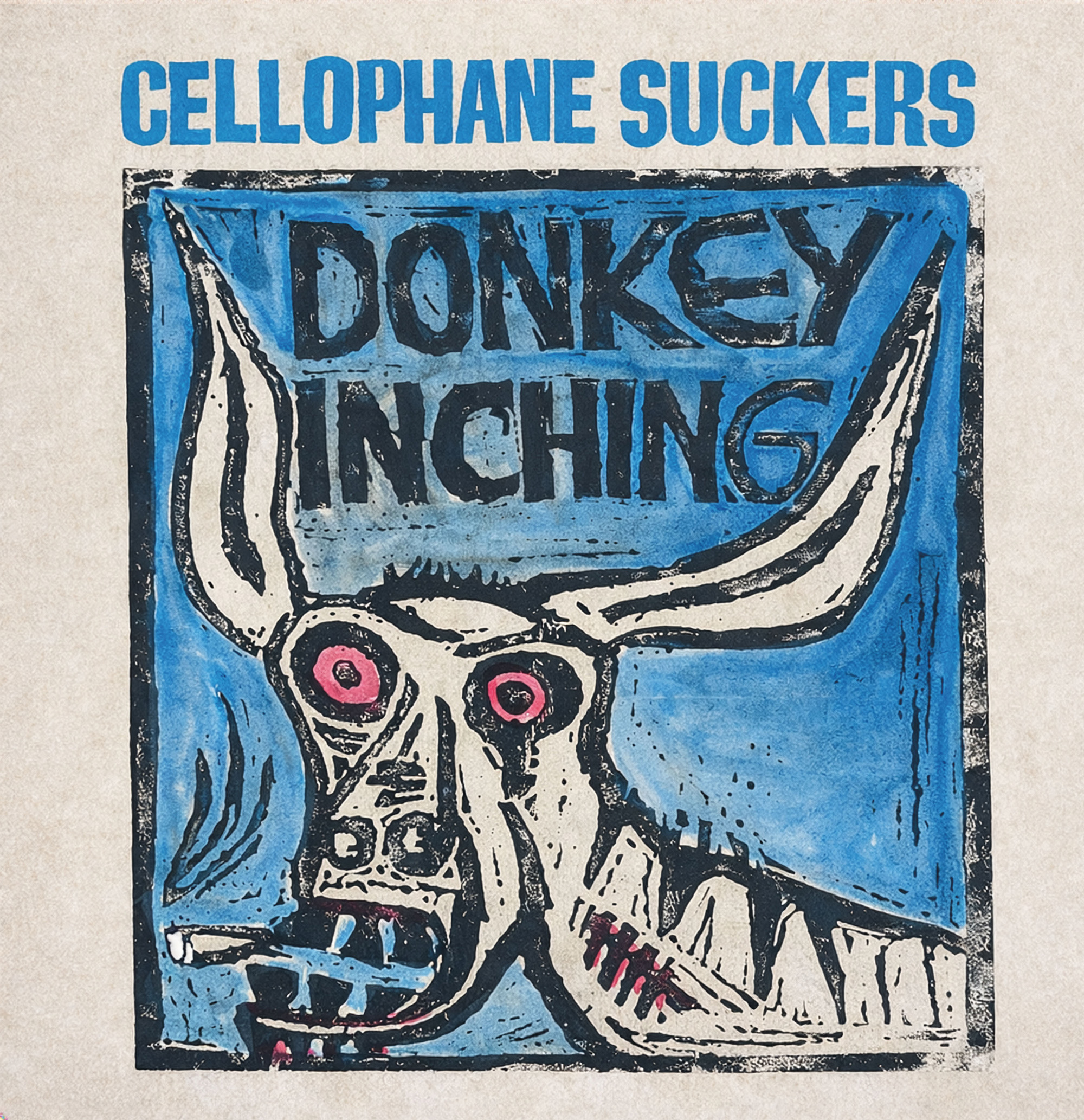 Cellophane Suckers Donkey Inching vinyl LP, Beast Records